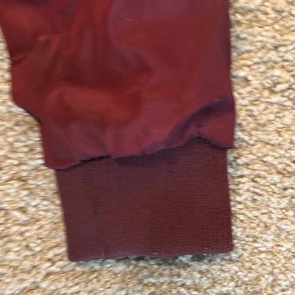 Kevitle Men’s NASA Collection Zip Up Flight Bomber Jacket Burgundy Size S - Picture 8 of 11